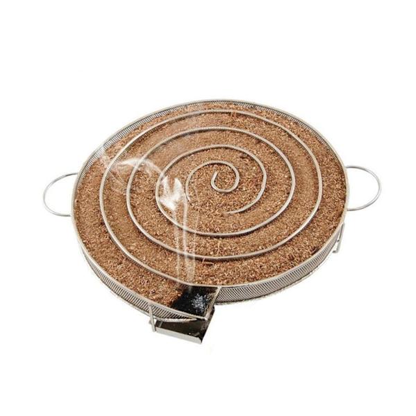 Kallrökgenerator för grillning av laxkött, brännrund