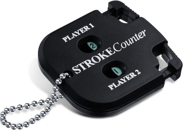 2 Spillere Skuddteller Golf Score Indikator 2 Siffer Mini Kvadrat