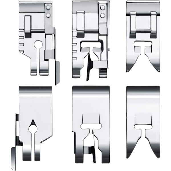 3-pack Multifunktionella Pressarfötter för Hushållssymaskin Inklusive