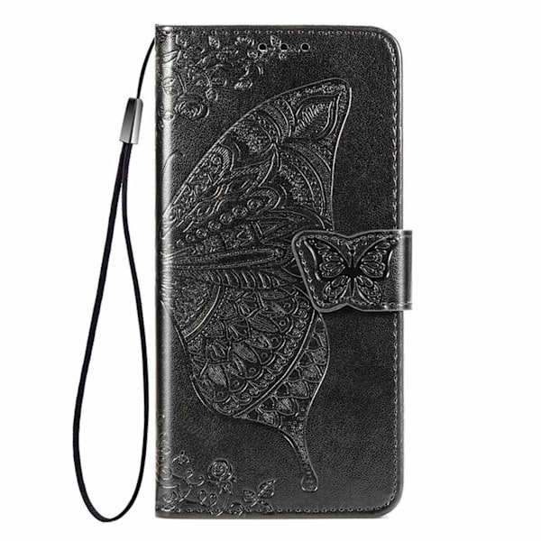 iPhone 11 Mobilskal, iPhone 11 Skal med Korthållare Ställ Kickstand för Kvinnor Flickor Pojkar, iPhone 11 Plånbok Sött Robust PU Läder Flip Black for iPhone 11