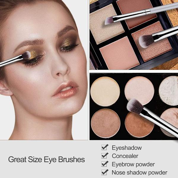 BS04 - BS-MALL 14 stk. eksklusive makeupbørster af bedste kvalitet