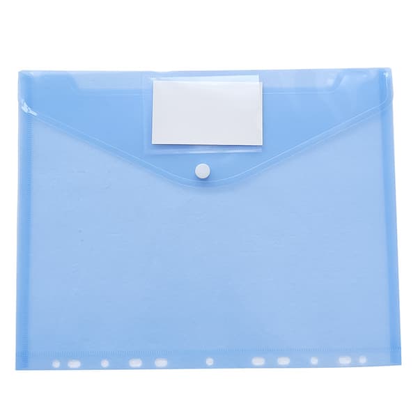 A4 Dokumentmappe - Transparent Lomme A4 Dokumenter Mapper Fold