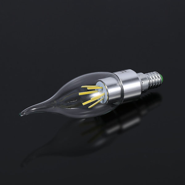 E14 4W 85-265V COB LED-glödtrådslampa Ljus Energisparande