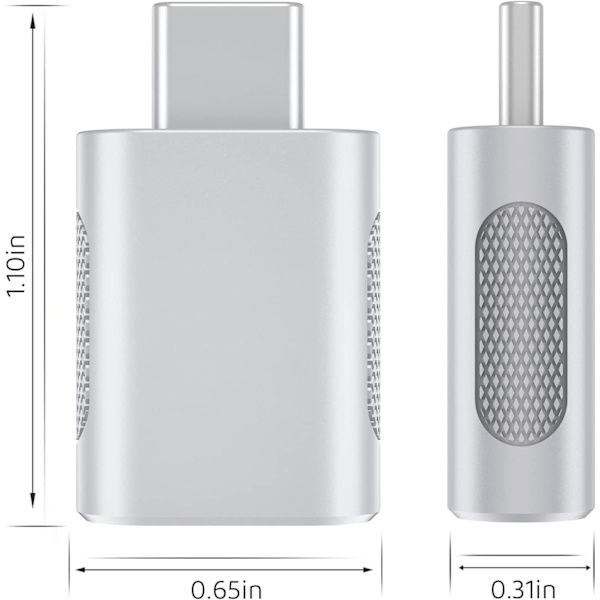 USB C till USB 3.0 OTG 10 Gbps uppgraderingsadapter (4-pack), USB typ C