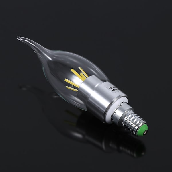 E14 4W 85-265V COB LED-glödtrådslampa Ljus Energisparande