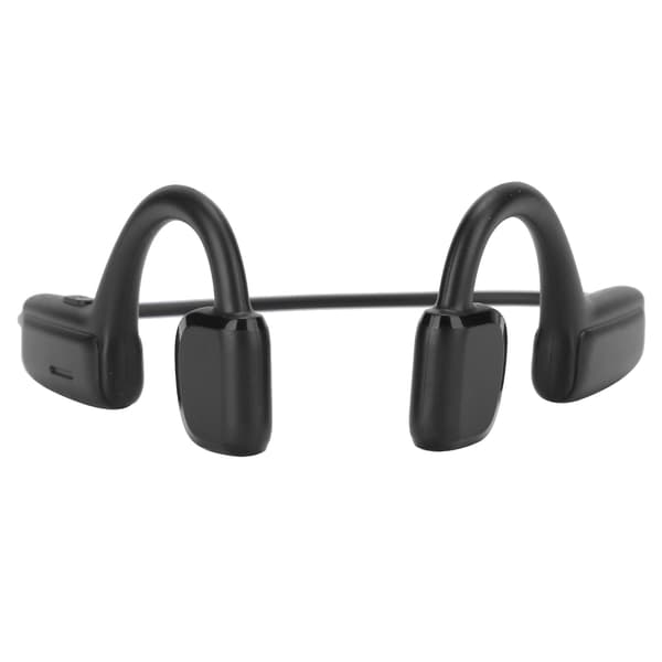 Trådløse hovedtelefoner Bone Conduction Earphone Udendørs sportshovedsæt med mikrofon til Bluetooth 5.3 Sort