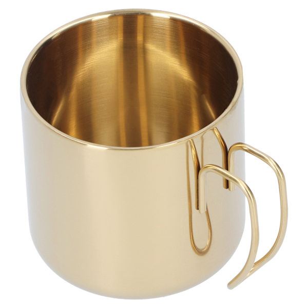 400 ml Kaffeemugg 304 Rostfritt Stål Dryckesvaror Bärbar Tekopp