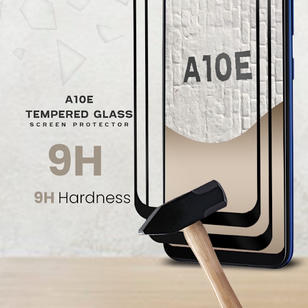 2 Pack Samsung Galaxy A10e -Härdat Glas 9H - Super Kvalitet 3D