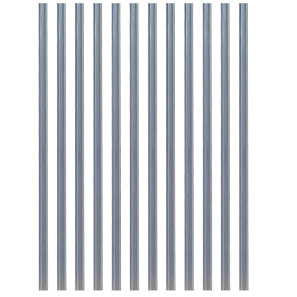 Återanvändbara dricksstrån i glas, 12-pack, med 4 rengöringsborstar
