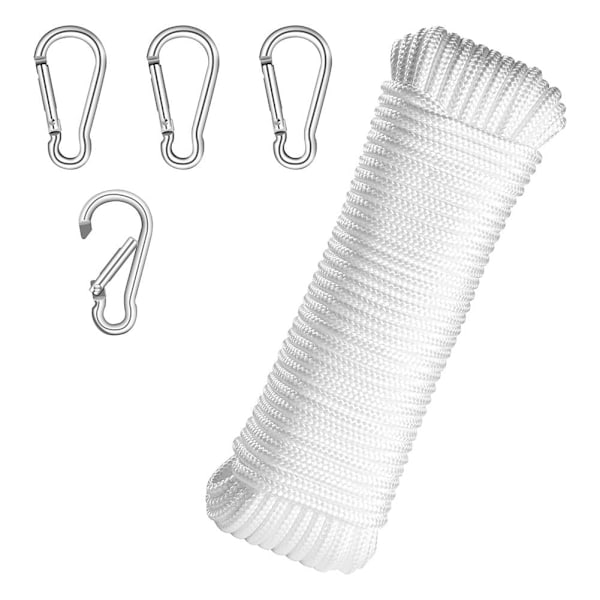 Väderbeständiga flaggstångstillbehör: 20M Nylon Flagglina