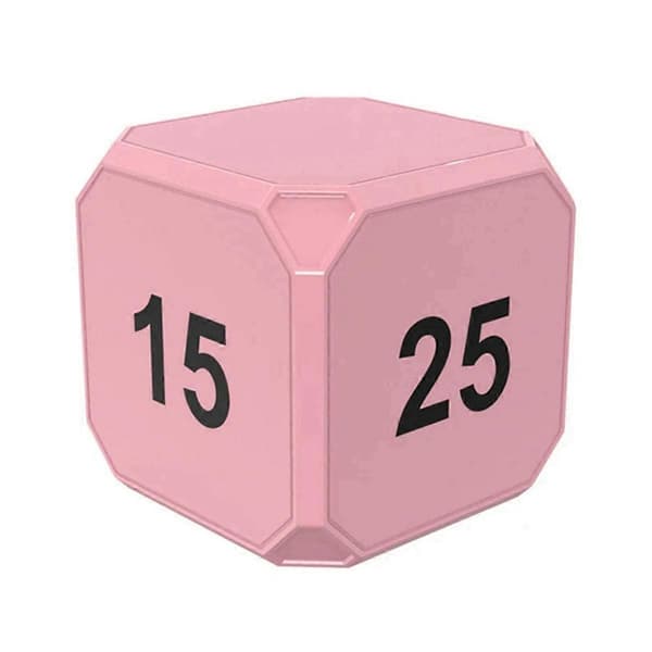 Pink Flip-To-Change Mini Digital Timer, LED-display, 4 forudindstillede tider, Dual Mode, Nedtællings-madlavningstimer