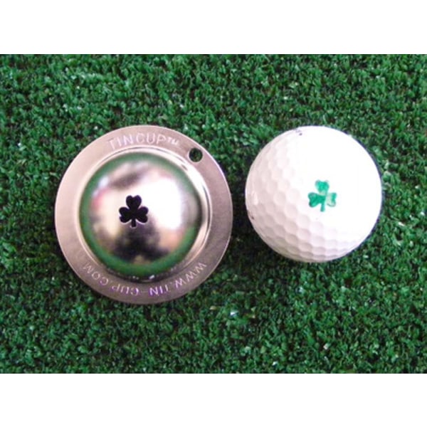 Tin Cup Golf Ball Custom Marker Alignment Tool-Shamrock
