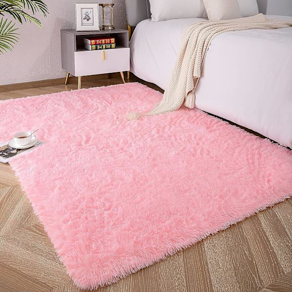 En fin natt lurvig fluffig konstgjord pälsområde matta, mjuk, lyxig