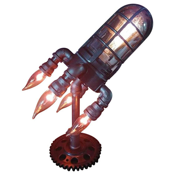Steampunk-lampa Industriell Steampunk-lampa Nattlampa Hem