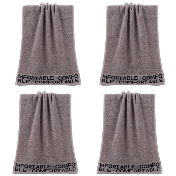 Absorberande mjuka bomullshanddukar (4-pack) för bad, hand,