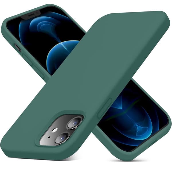 iPhone 11 - Gummibelagt Stöttåligt Silikonskal Grön Grön