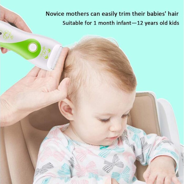 Baistom Babyhårklippare, Tyst Hårtrimmer för Barn,