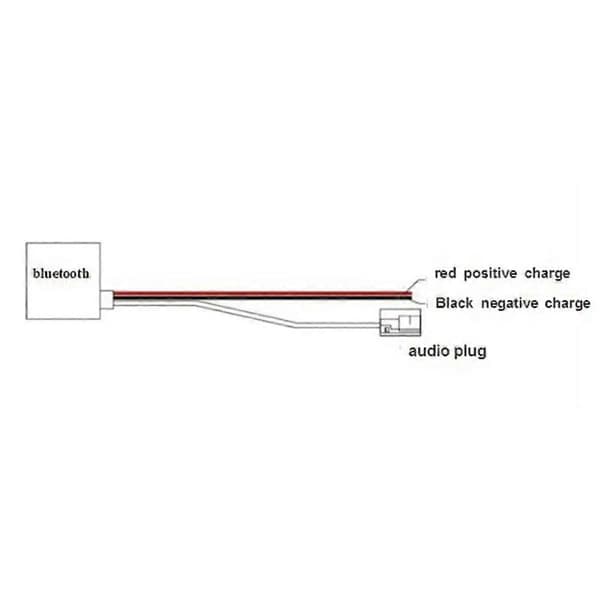 Bil 12Pin Bluetooth-modul Trådløs Radio AUX-in Aux-kabeladapter for E60 04-10 E63 E64 E61 E70 E90 E91 E92