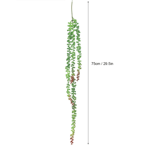 Konstgjorda blad Plastväxt Vägg Hängande Vin Blomma Hem