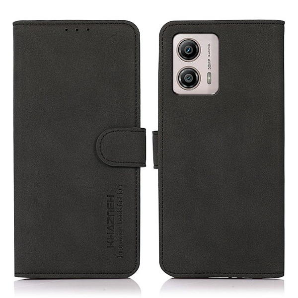 KHAZNEH Motorola Moto G53 / G13 / G23 Plånboksfodral Svart
