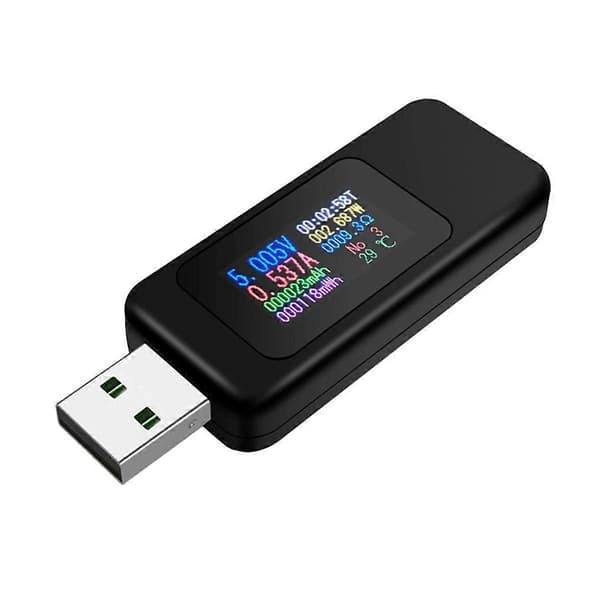 10 i 1 USB-tester DC Digital Voltmeter Amperemeter Strømspændingsmåler Amp Volt Amperemeter Detektor Power Bank Oplader