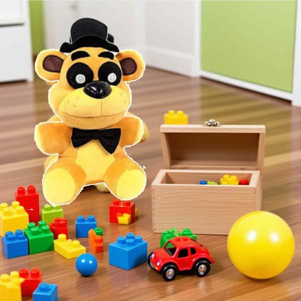 Mjukt Gosedjur – 19cm Brun/Gul Tecknad Figur Mjuk Docka