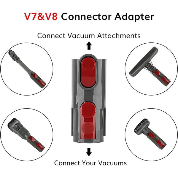 Harjasarjan lisätarvikkeet V8 V7 V10 -imurille adapterilla, T
