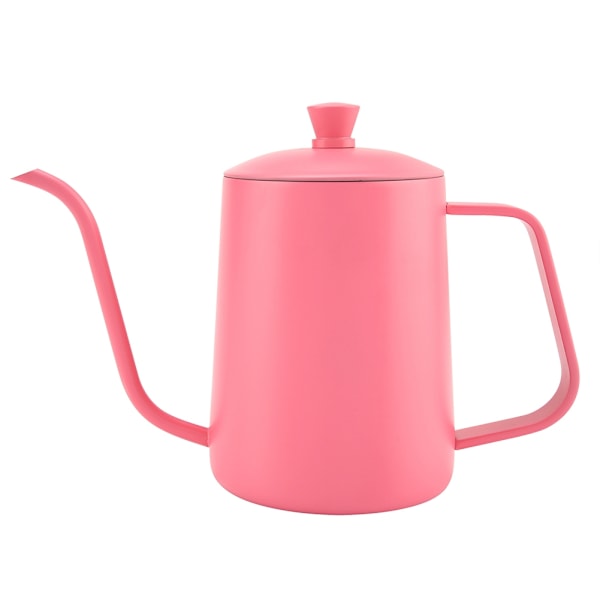 600 ml rostfritt stål kaffekanna gåshals pip tekanna med