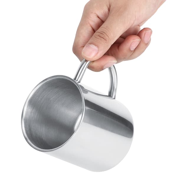 300 ml tyk dobbeltlags kaffekop/tekop i rustfrit stål