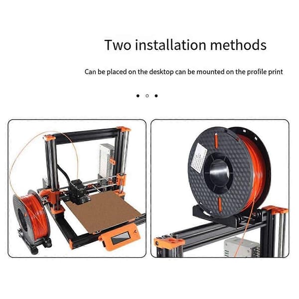 Bordplade Filamentholder til Universal Justerbar Filament Monteringsstativ Beslag til PLA/ABS/Nylon/TPU 3D Printer