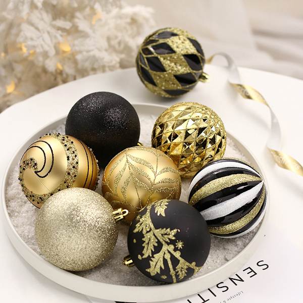 16pcs Christmas Balls Ornaments Shatterproof Colorful