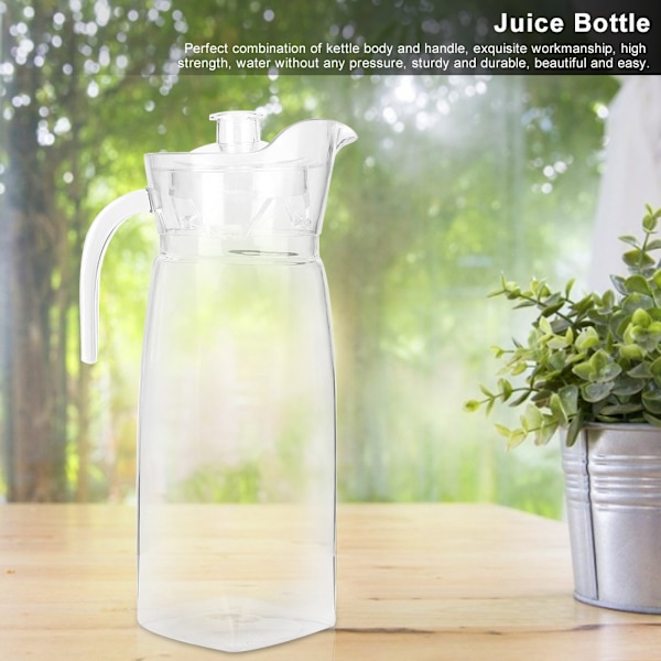 1,6L Akryl Transparent Juiceflaska Kittel Behållare Vatten