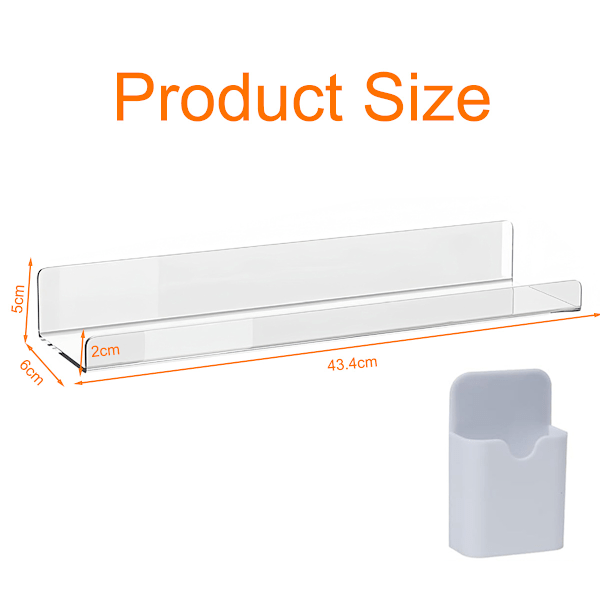 2-delade magnetiska bokstöd för whiteboard i klassrummet - Magnetiska bokstöd för att organisera böcker på whiteboards transparent