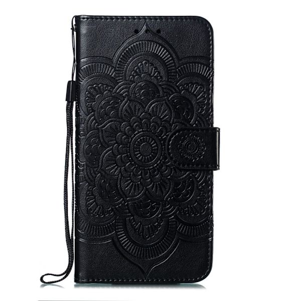 iPhone 7/8/SE (2020/2022) - Mandala Plånboksfodral - Svart Black Svart