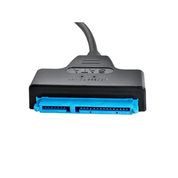 USB 3.0 till SATA 3 Adapter - Passar till HDD / SSD - Hårddisk Svart