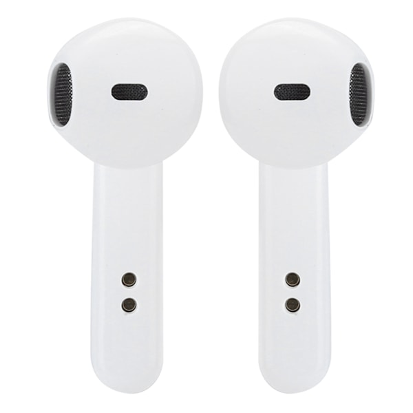 Portabelt Bluetooth 5.0 Headset True Wireless med LED Digital Display Stereo Hörlurar Vit