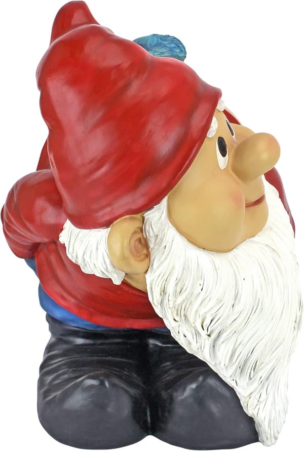 Naken rumpe hagenisse statue, stor 11 cm, polyresin, full C