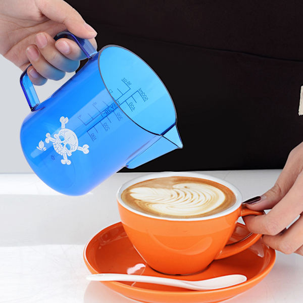 Hushållsakryl Kaffe Kanna Mjölkkanna Latte Mjölkskumning