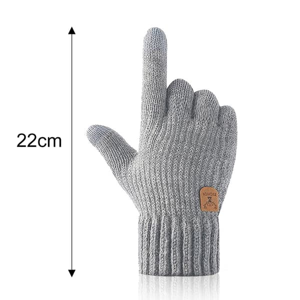 Mjuka, elastiska, termiska pekskärmshandskar för män och kvinnor, lämpliga för vintern Style 1
