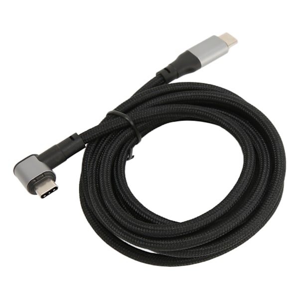 USB C Magnetisk Kabel Multifunktionell 480Mbps Dataöverföring PD 100W Laddning USB C till USB C Förlängningskabel med LED-Lampa