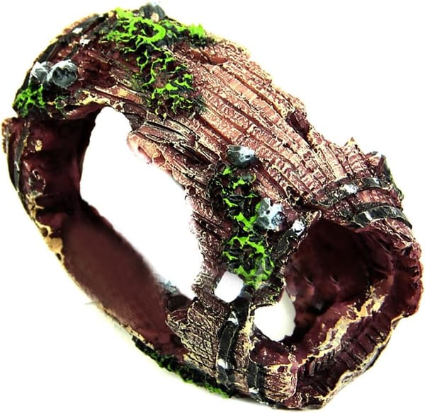 Giftfri harpiks akvarium ornament knust tønne hule layout dekorasjon