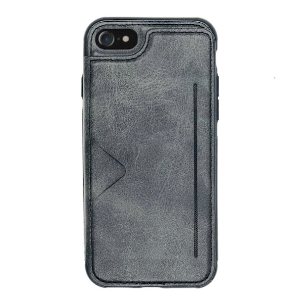 iPhone 7 - Stilrent Stötdämpande Skal med Kortfack (HANMAN) Brun Brun