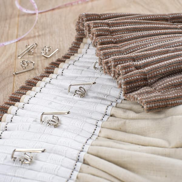 Kraftiga Metallgardinkrokar (50-pack) Gardiner, Draperier, Rynkband