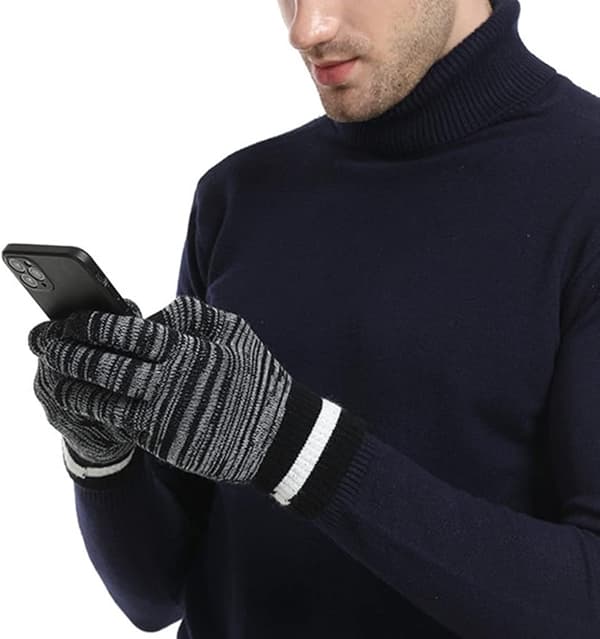 Varme vinterhandsker til mænd og kvinder, Unisex fortykkede bløde handsker Wa