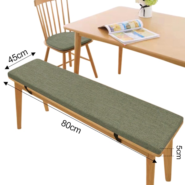 5 cm tjock sittdyna för bänk, tvättbar stolsdyna för bänk, trädgårdsbänkdyna utomhus, stor sittdyna för stol golv kontorsstol, Style 4