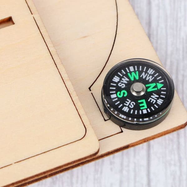 Ekvatorial Solur Ornament DIY Tre Utdanningsvitenskapelig