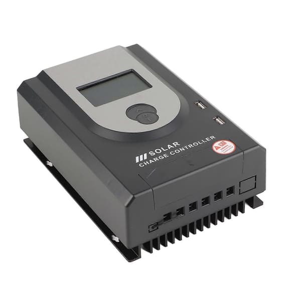 MPPT Solar ladekontroller 40A Solcellepanelregulator IP30 Vanntett for Bobil Yacht Båt