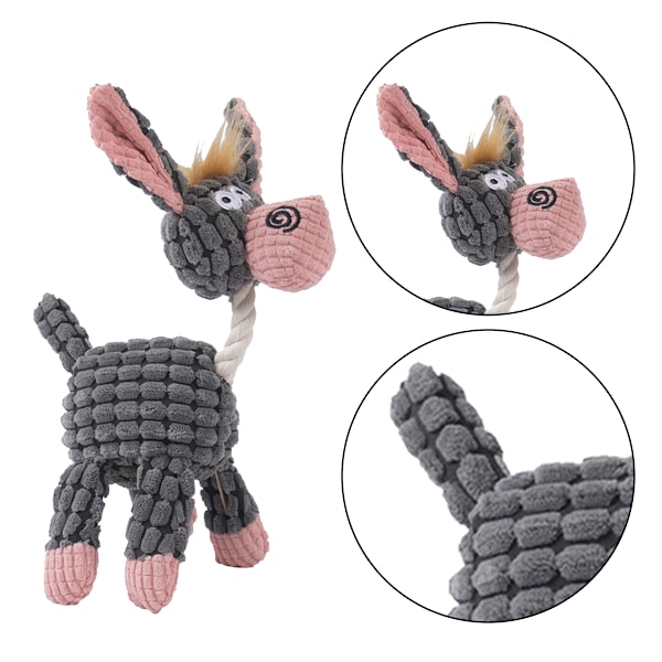Tåliga Hundleksaker Fyllda Pipande Hundleksaker Sortiment Plysch Djur Hundleksak Paket Valp Husdjur Hundleksaker för Små Mellanstora Stora Hundar Style 2