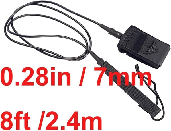 Surf Leash 251cm Lige Surfing Sup Leash, Holdbar Snøre Premium