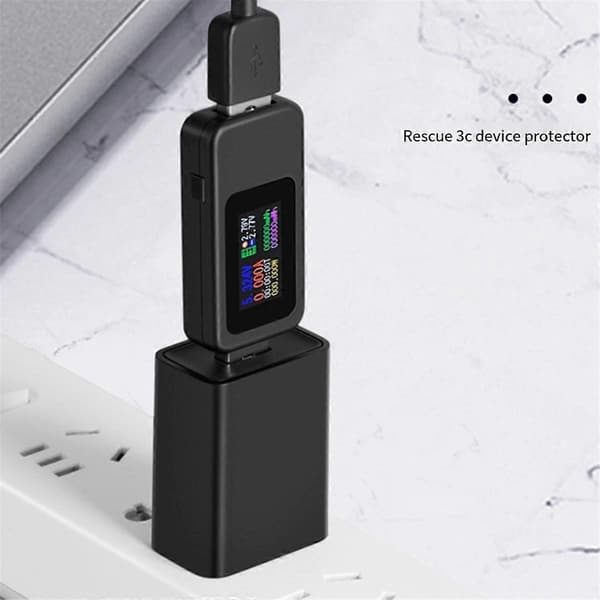 10 i 1 USB-tester DC Digital Voltmeter Amperemeter Strømspændingsmåler Amp Volt Amperemeter Detektor Power Bank Oplader